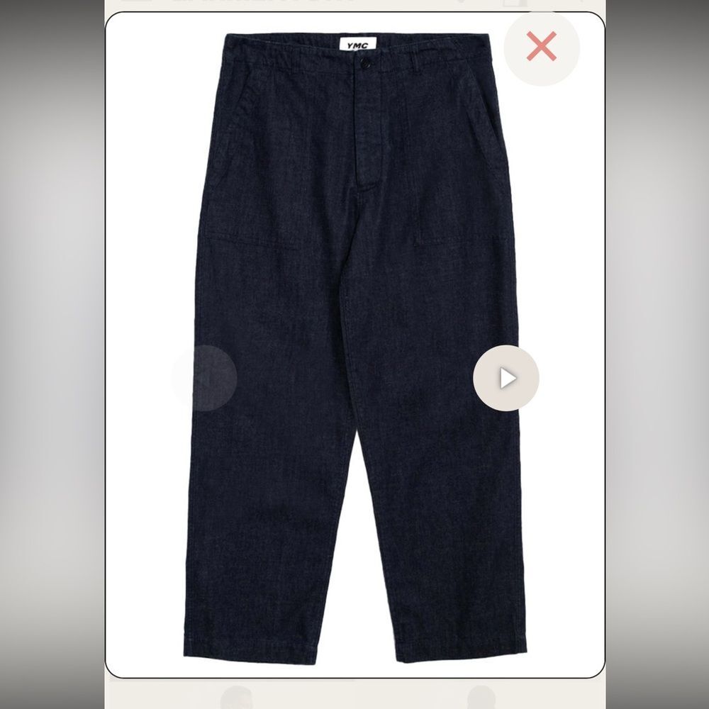 YMC Radar Trousers Indigo 32
